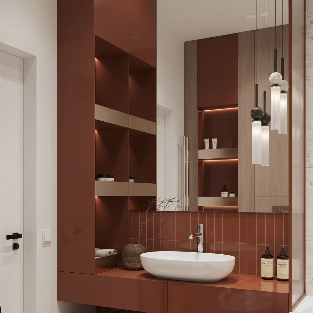 Design Cermin Tandas
